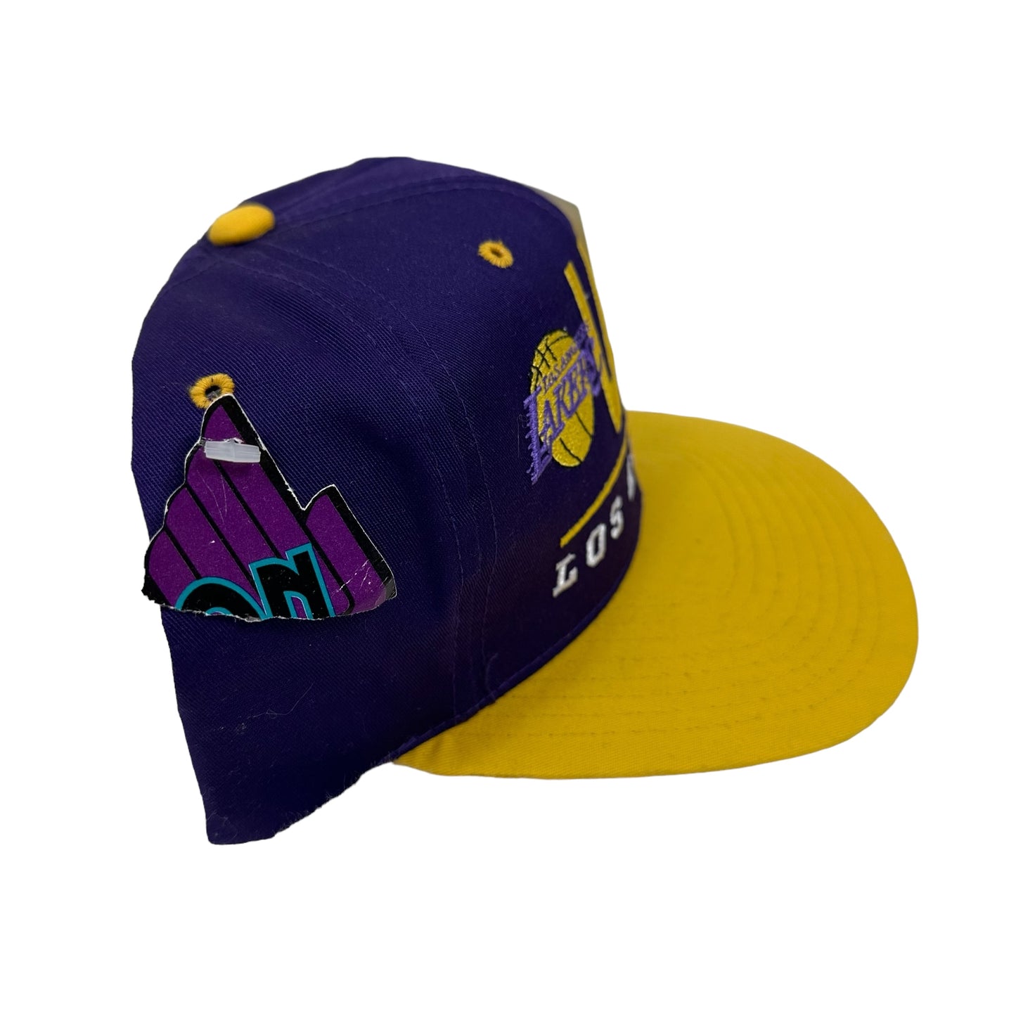 Vintage Los Angeles Lakers Drew Pearson Purple Snap Back Hat (New with Tags)