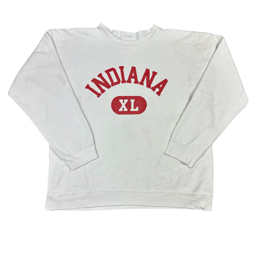 Vintage Indiana University Sweatshirt White