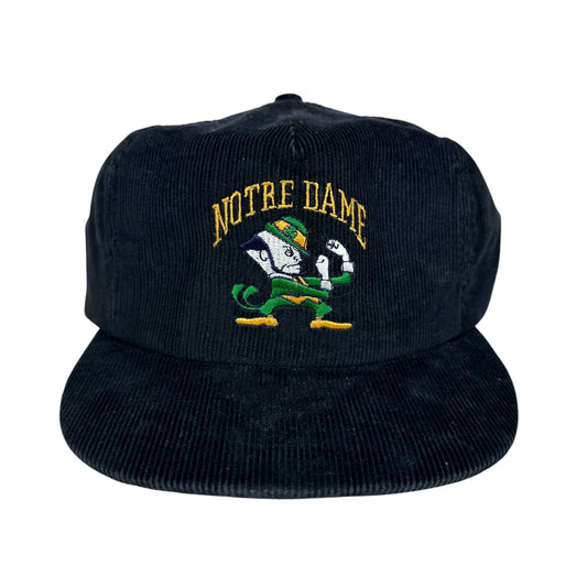 Vintage University of Notre Dame Hat Corduroy