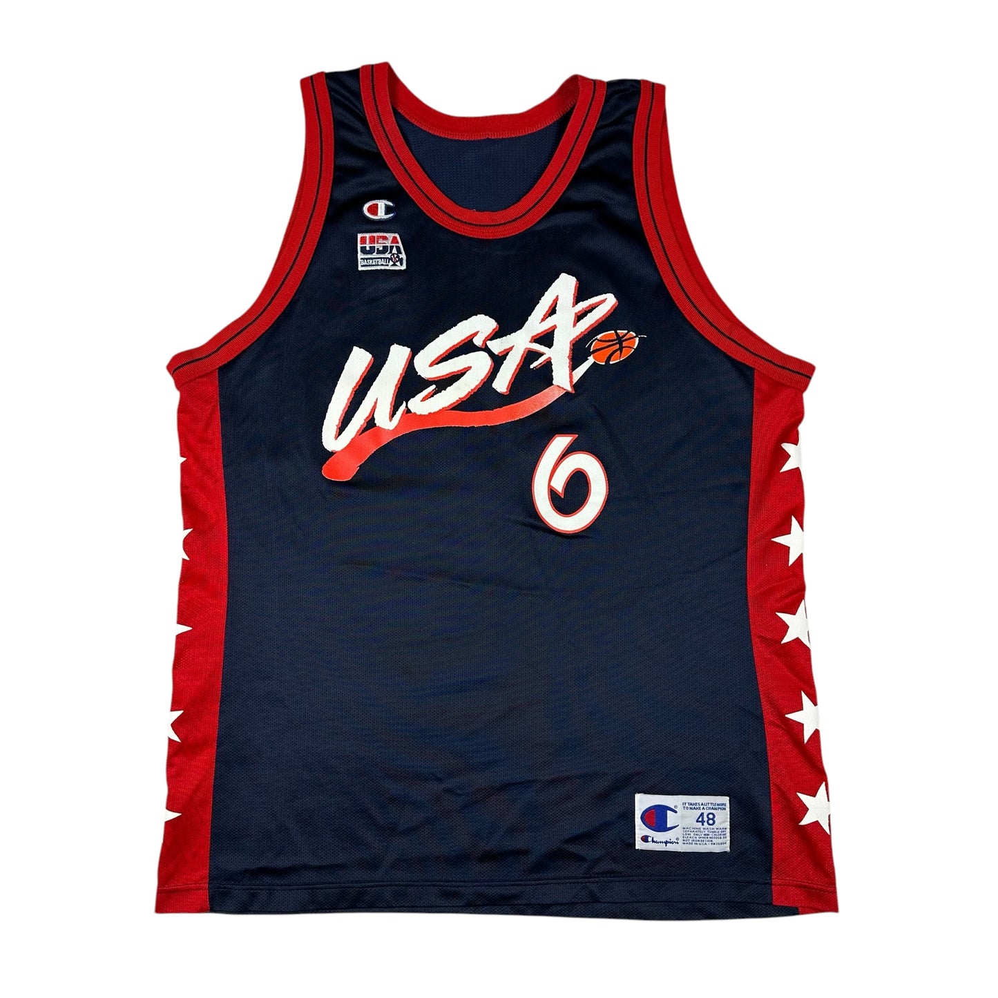 Tim Hardaway Vintage Team USA Jersey Dream Team Champion