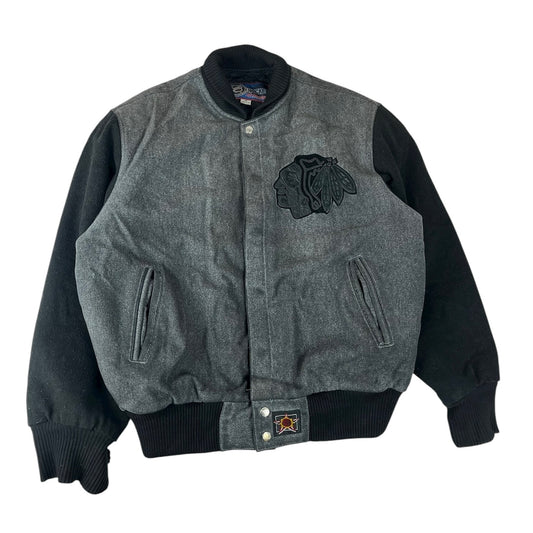 Vintage Chicago Blackhawks Jacket Wool Varsity JH Design