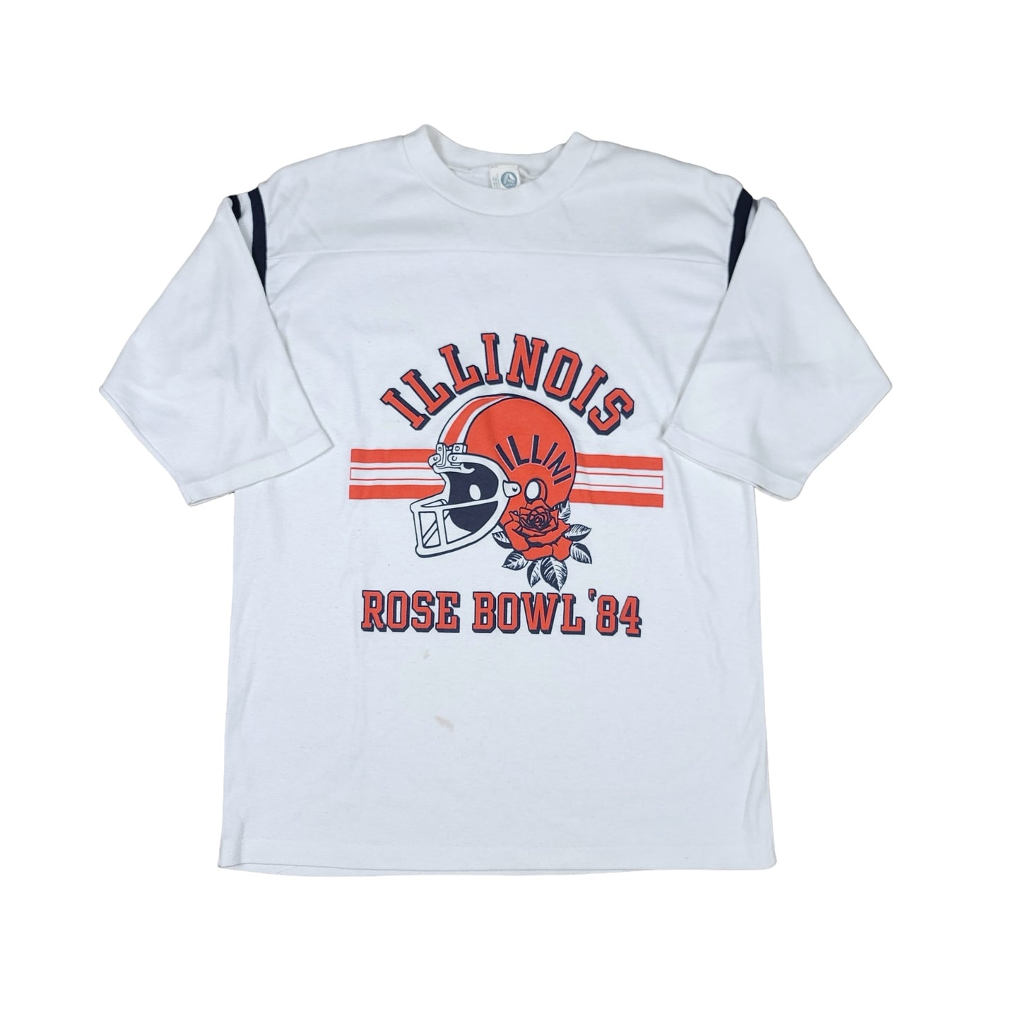 Vintage University of Illinois Rose Bowl 1984 Raglan Tee