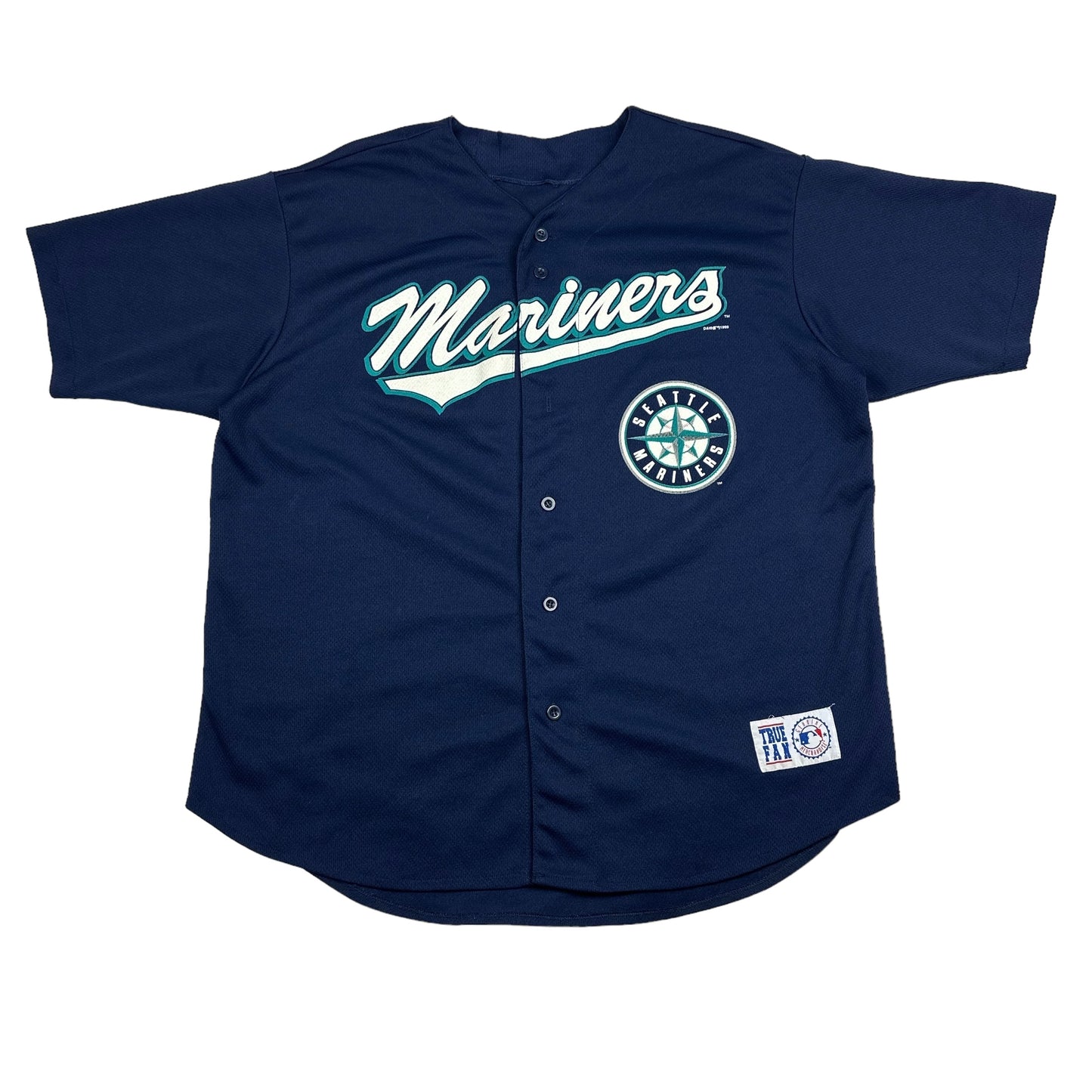 Vintage Ken Griffey Jr. Seattle Mariners True Fan 1999 Baseball Jersey