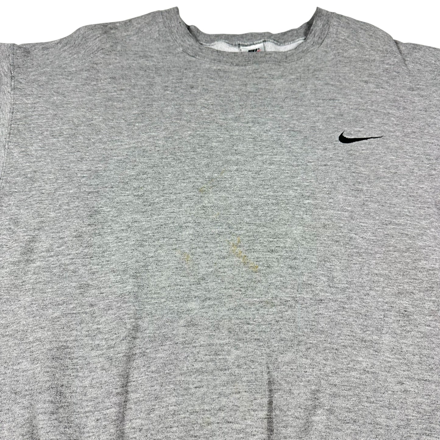 Vintage Nike Sweatshirt 90's Mini Swoosh Gray