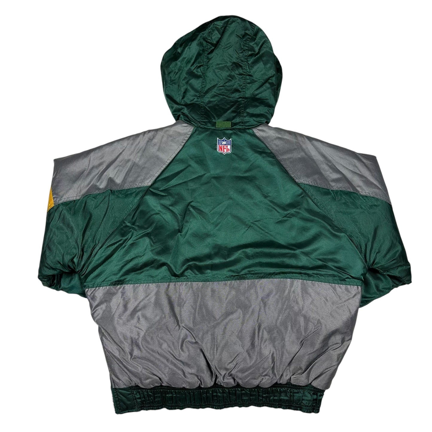 Vintage Green Bay Packers Jacket Starter Pullover w/ Hood