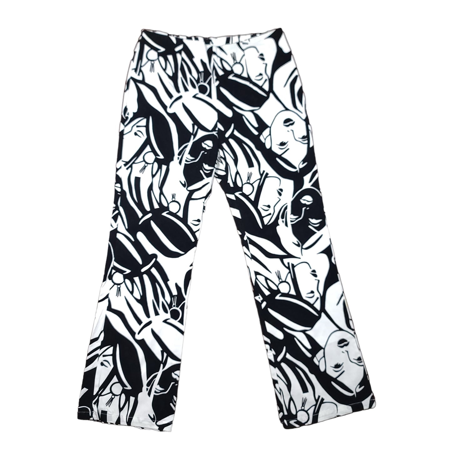 Vintage Comodo All Over Print Woman Pants