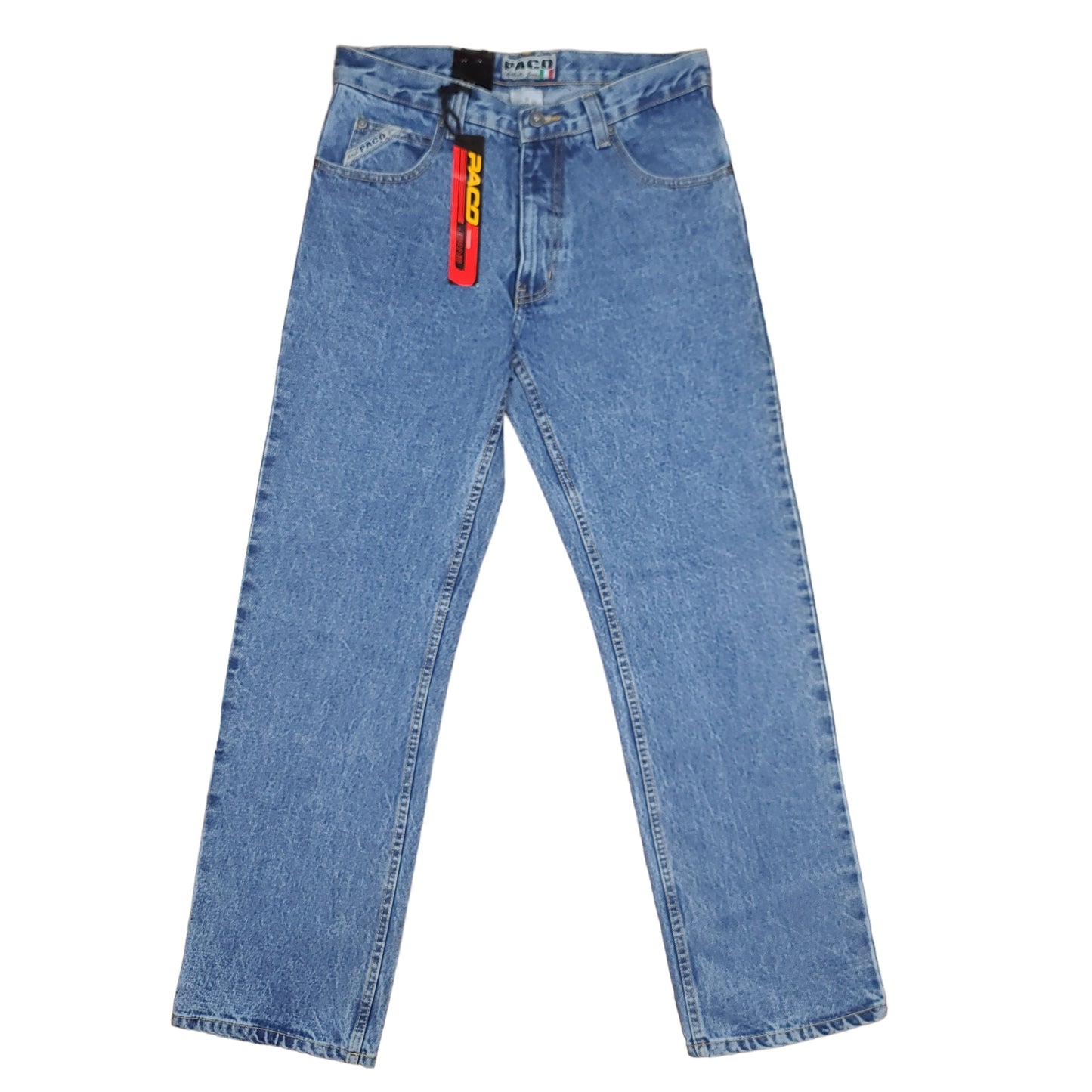 Vintage Y2K Blue Paco Jeans Golden Arch Denim Straight Leg Pants