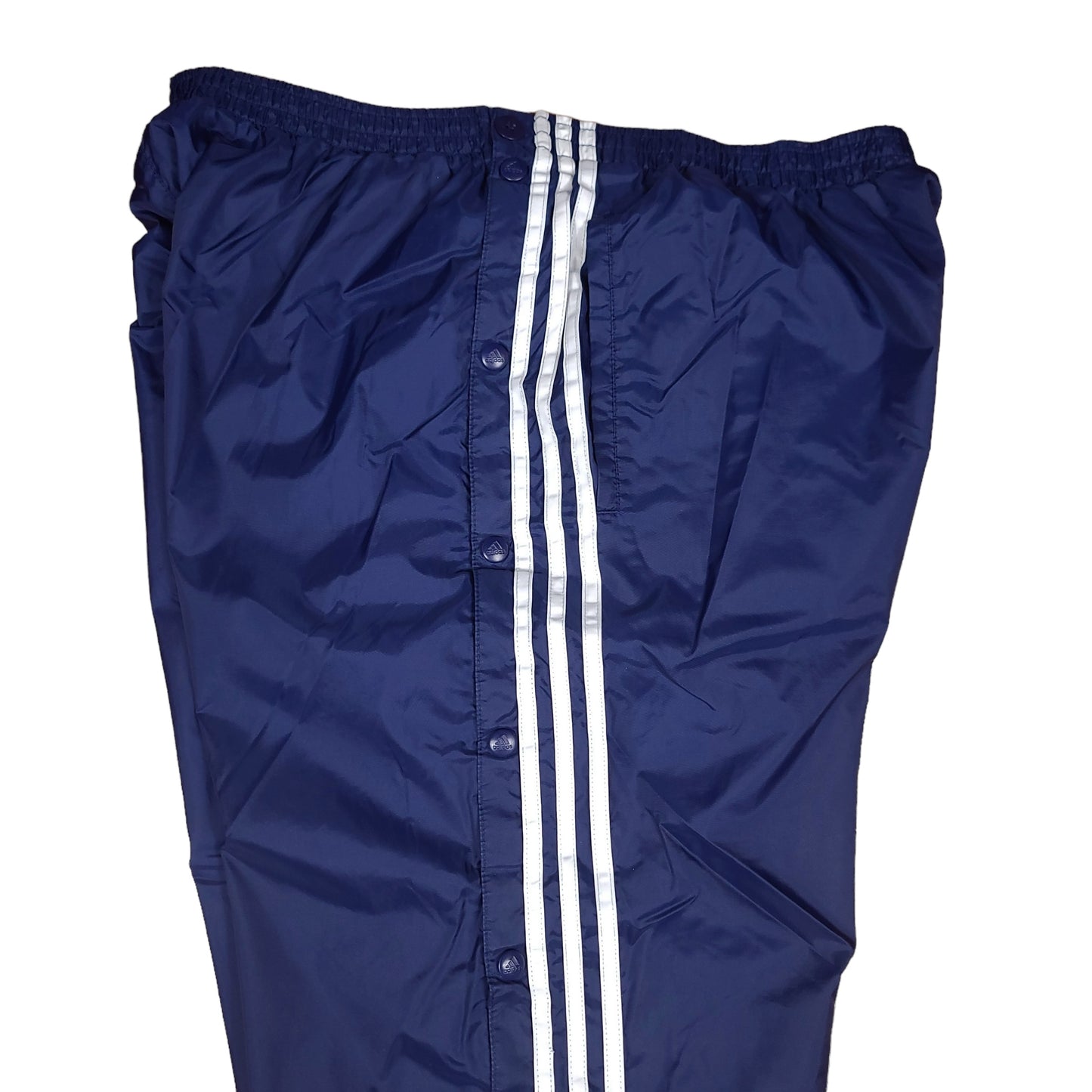 Vintage adidas Navy Blue Tear Away Nylon Track Pants