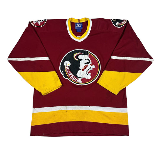 Vintage Florida State University Jersey Hockey Starter Seminoles