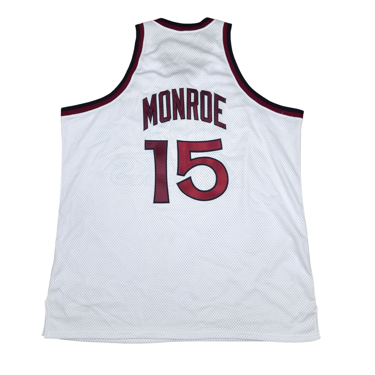 Earl Monroe #15 New York Knicks White Mitchell & Ness Basketball Jersey