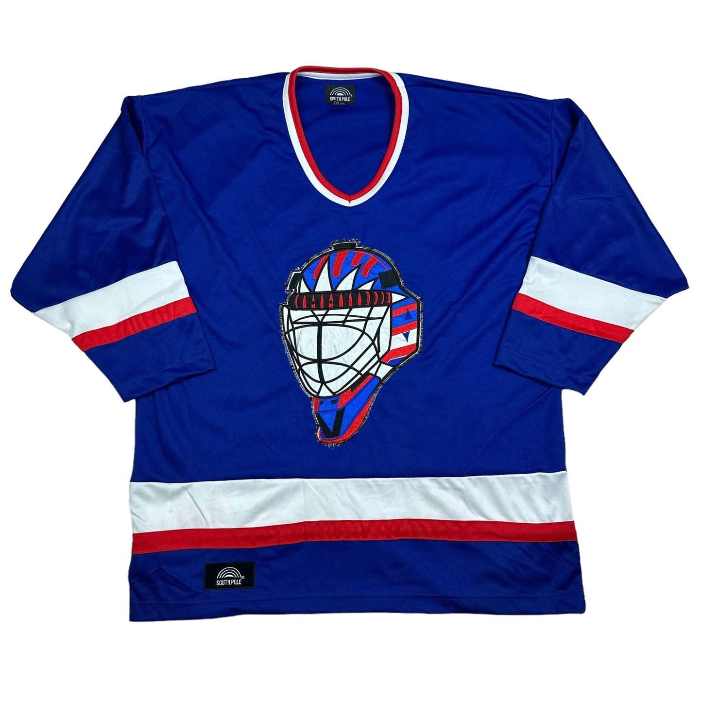 Vintage Y2K South Pole Blue Hockey Jersey