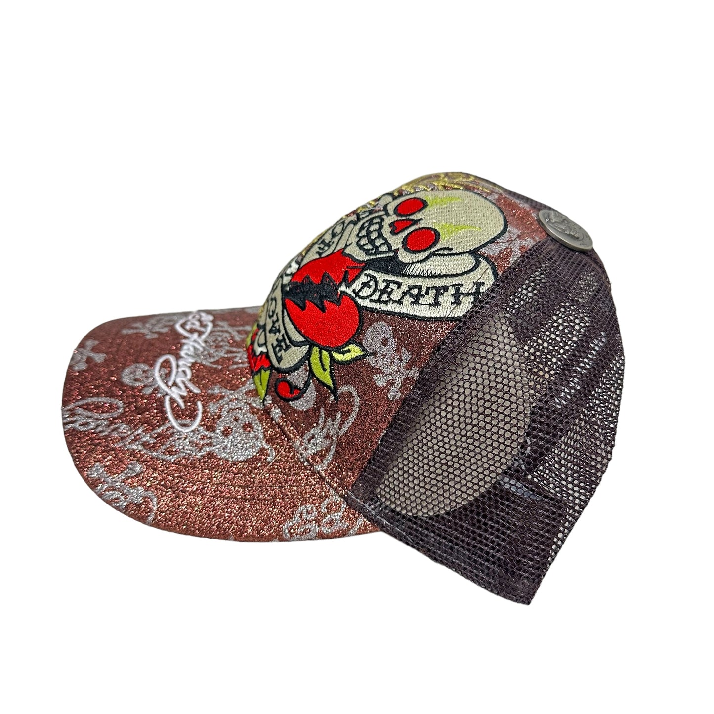 Ed Hardy Love Death Griffin Trucker Hat