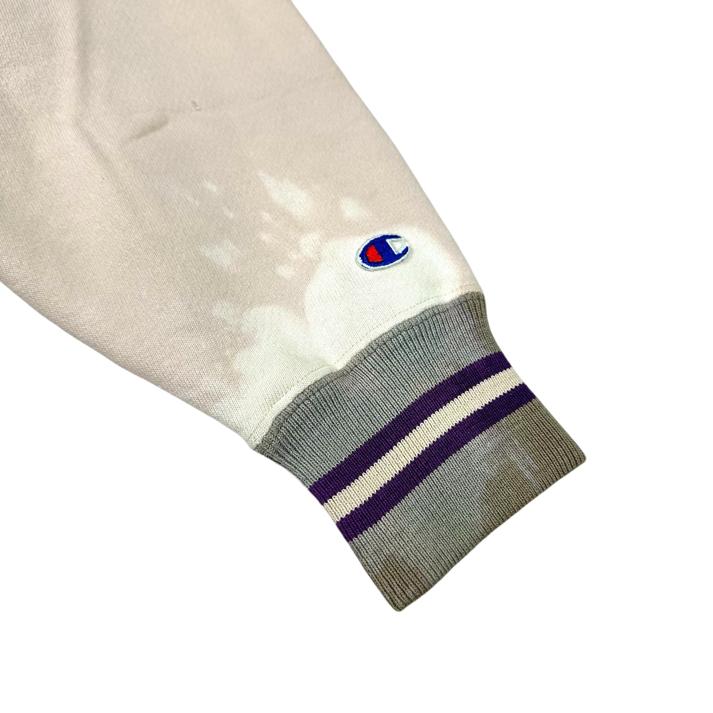 Vintage Champion Hoodie Beige Reverse Weave