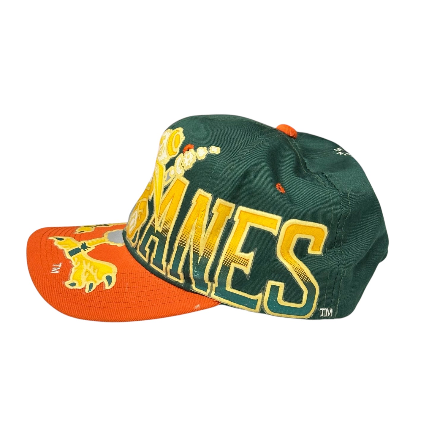 Vintage University of Miami Hat Hurricanes Snapback