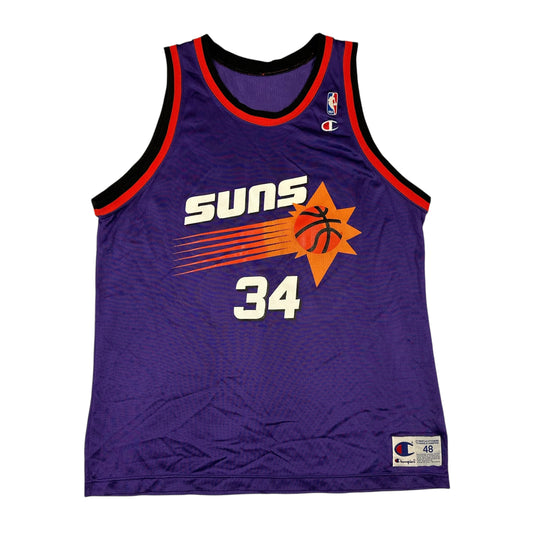 Charles Barkley Vintage Phoenix Suns Jersey Champion Purple