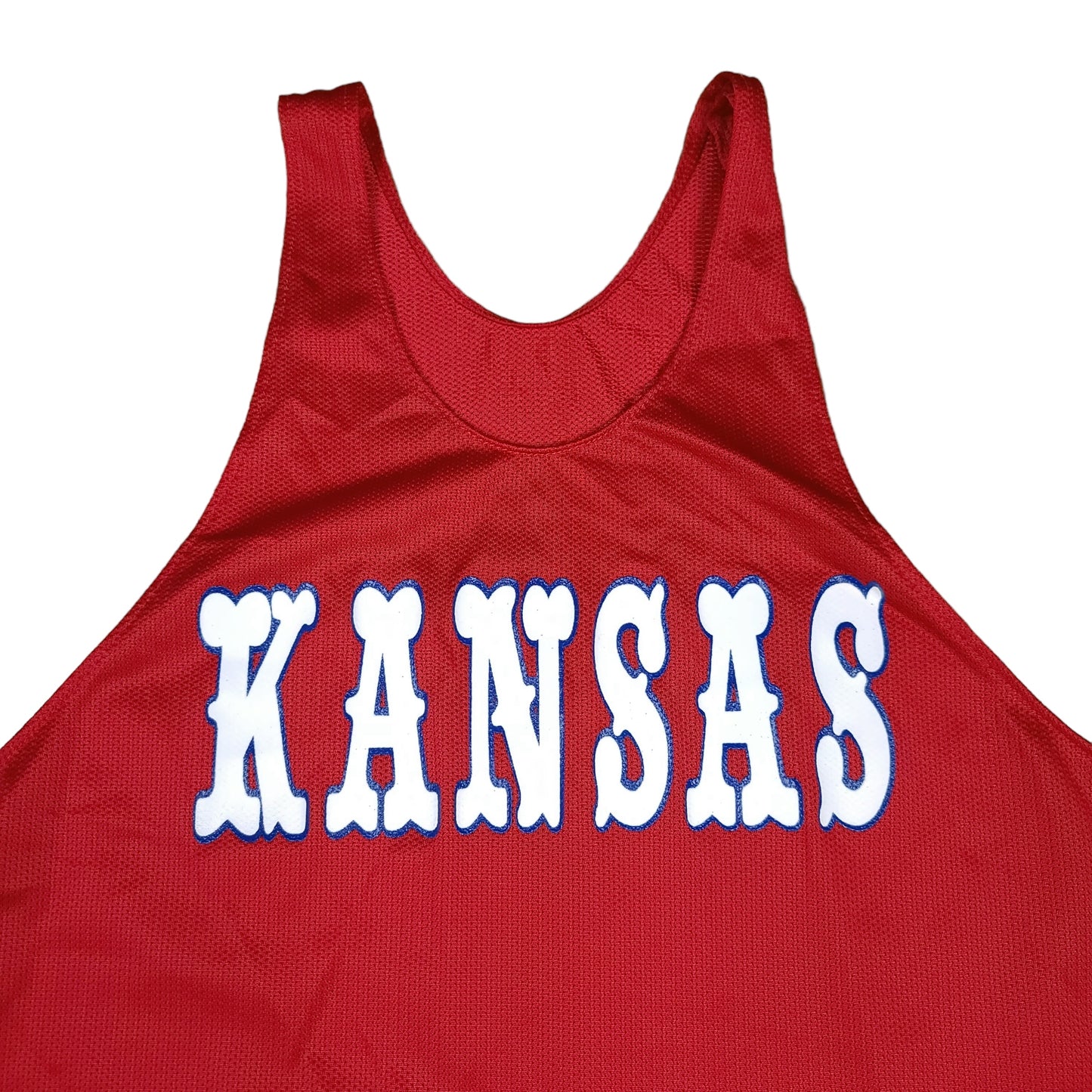Vintage University of Kansas Jayhawks DeLong Mesh Tank Top