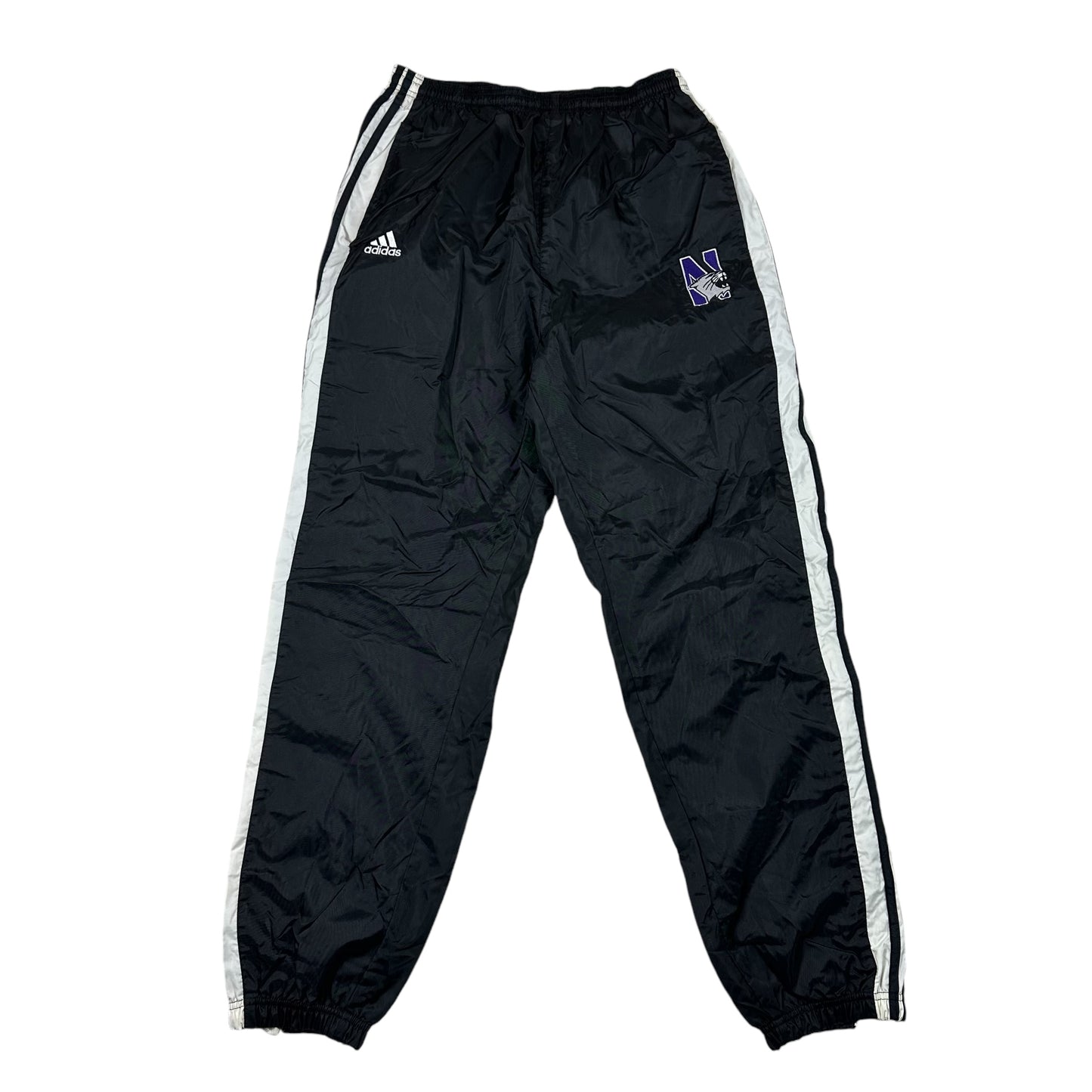 Vintage Northwestern University Track Pants adidas Wildcats Black