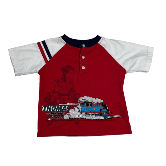 Vintage Thomas the Train Shirt Polo Red