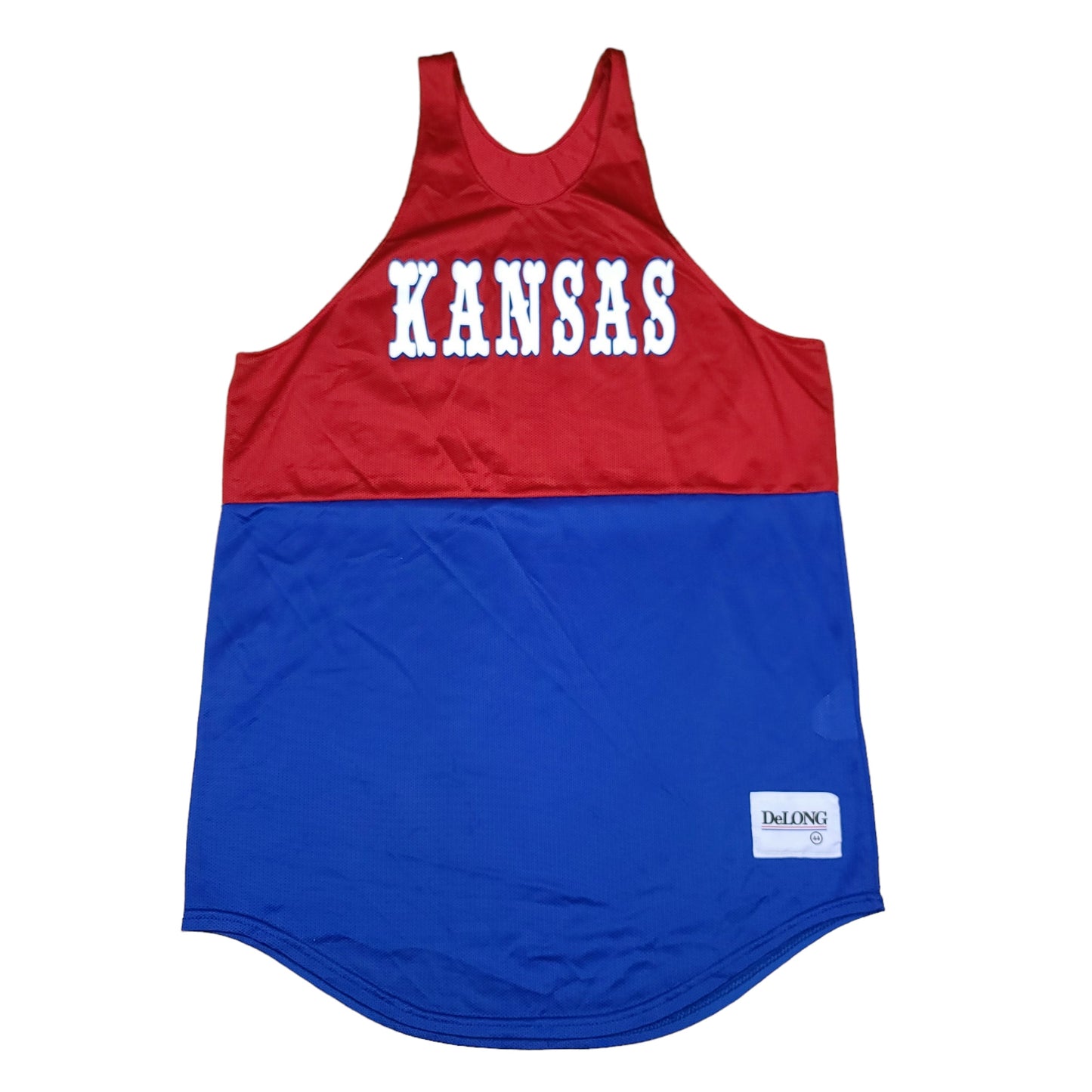 Vintage University of Kansas Jayhawks DeLong Mesh Tank Top