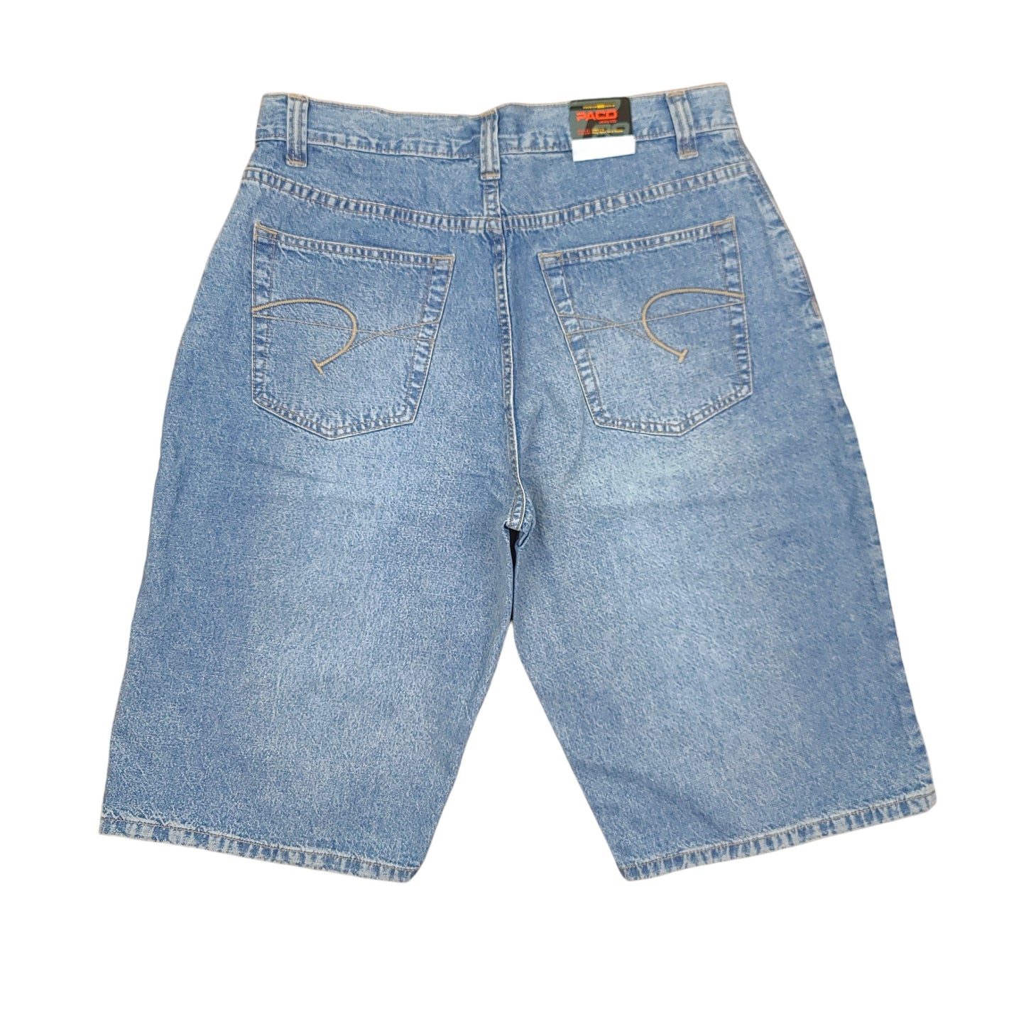 Vintage Y2K Paco Jeans Med Stone Wash Denim Shorts