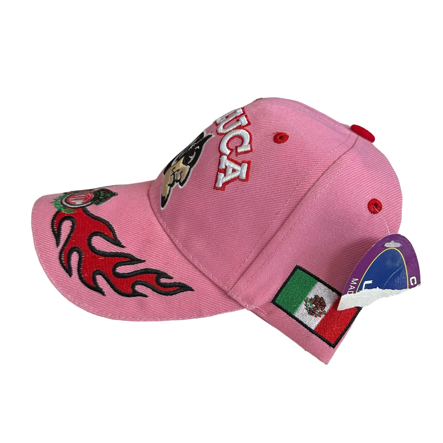 Vintage Deportivo Toluca F.C. Pink Hat