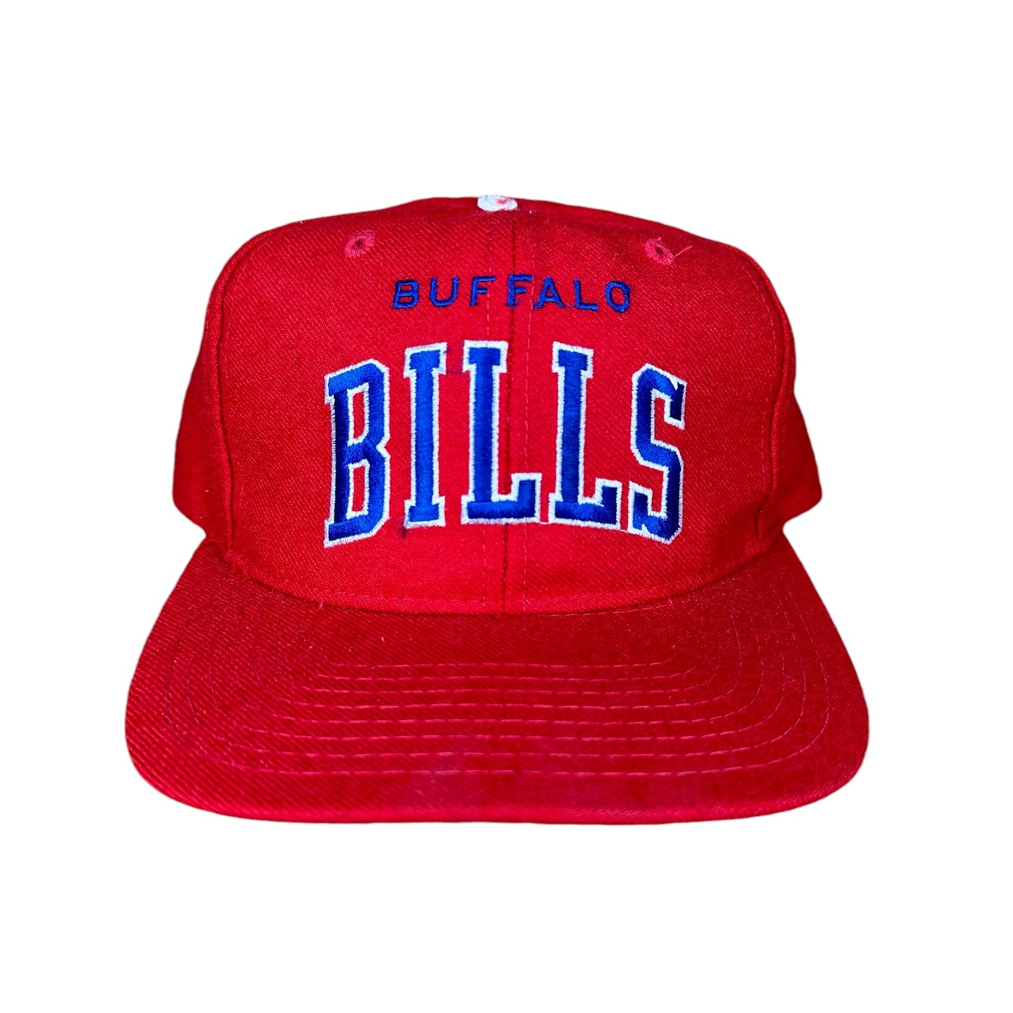 Vintage Buffalo Bills NFL Red Wool Starter Snap Back Hat