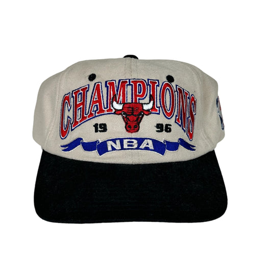 Vintage Chicago Bulls Hat 1996 NBA Champions