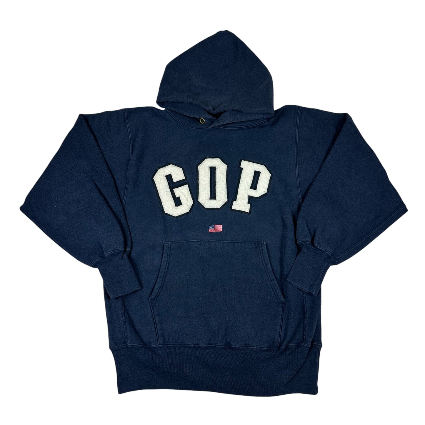 Vintage Champion Hoodie Reverse Weave GOP Republican