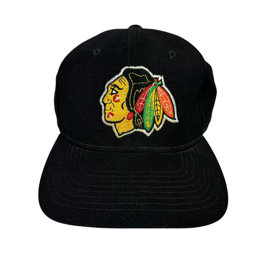 Vintage Chicago Blackhawks Hat Starter Fitted