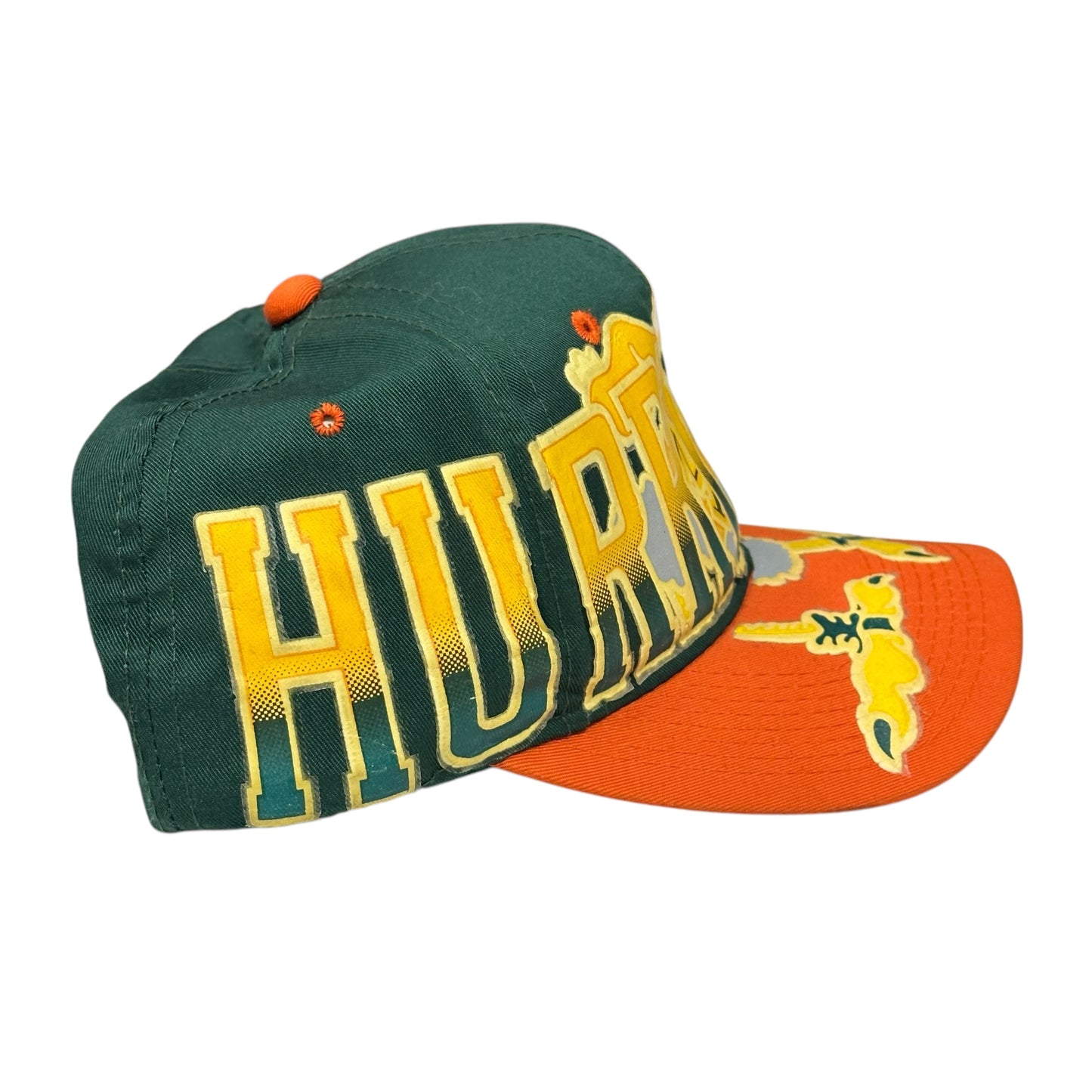 Vintage University of Miami Hat Hurricanes Snapback