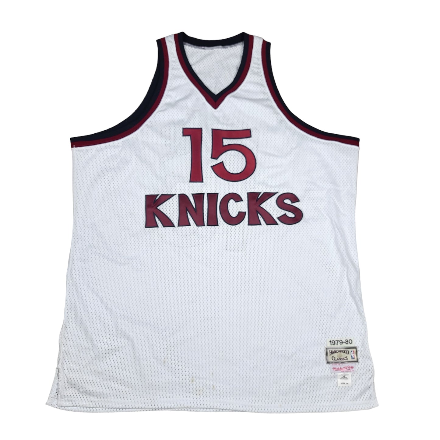 Earl Monroe #15 New York Knicks White Mitchell & Ness Basketball Jersey