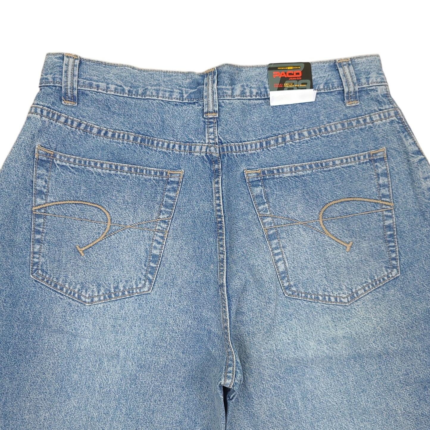 Vintage Y2K Paco Jeans Med Stone Wash Denim Shorts