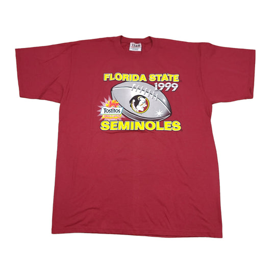 Vintage Florida State Seminoles 1999 Maroon Tostitos Shirt