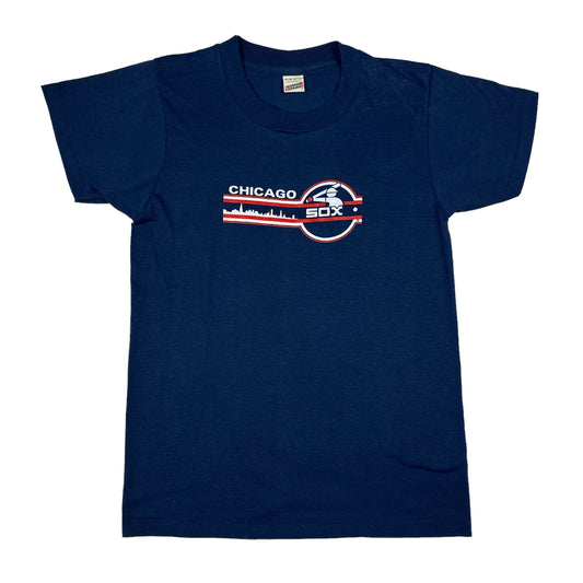 Vintage Chicago White Sox Navy Blue Youth Tee