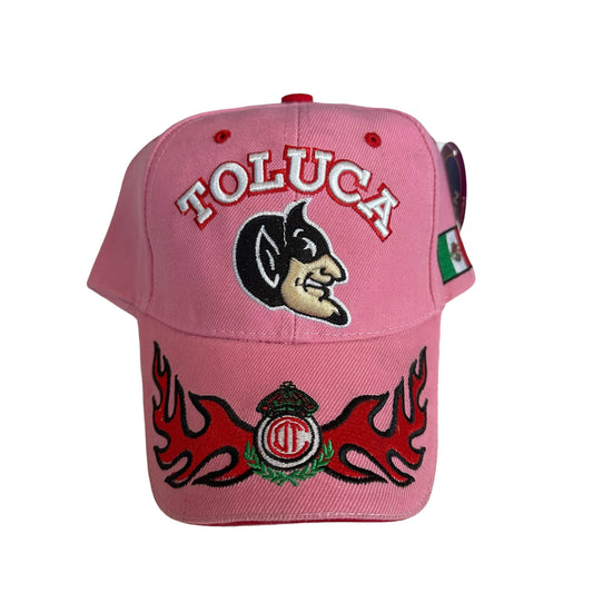 Vintage Deportivo Toluca F.C. Pink Hat