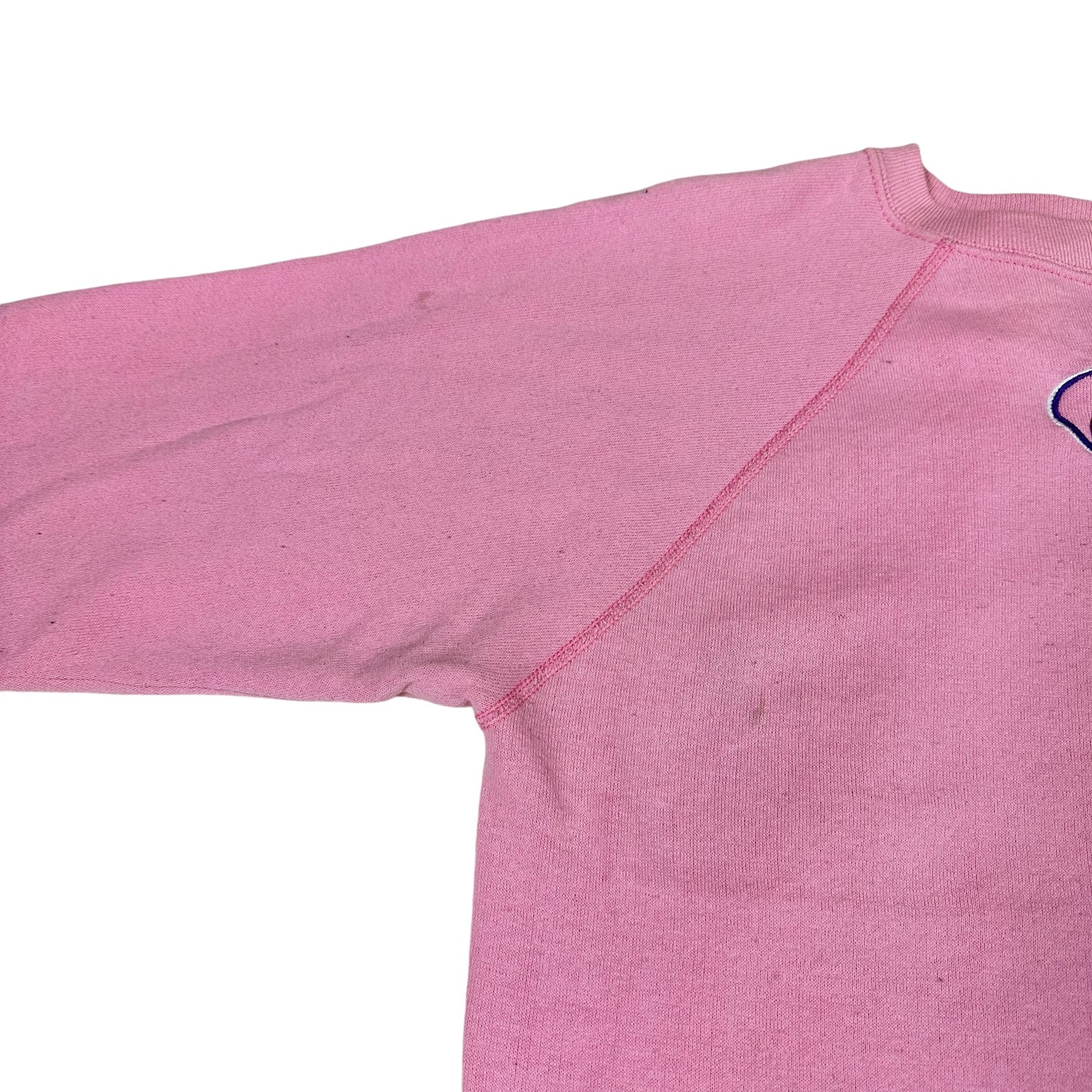 Pink Embroidered Custom NIke Sweatshirt