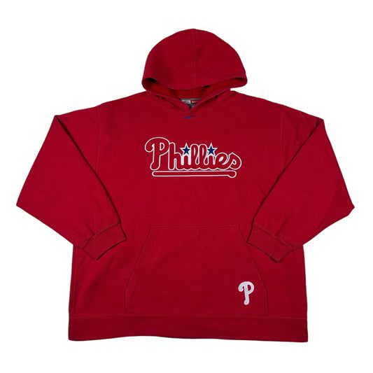 Vintage Philadelphia Phillies Hoodie Nike Middle Swoosh