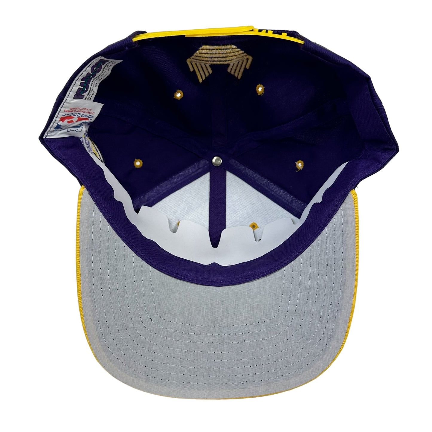 Vintage Los Angeles Lakers Drew Pearson Purple Snap Back Hat (New with Tags)