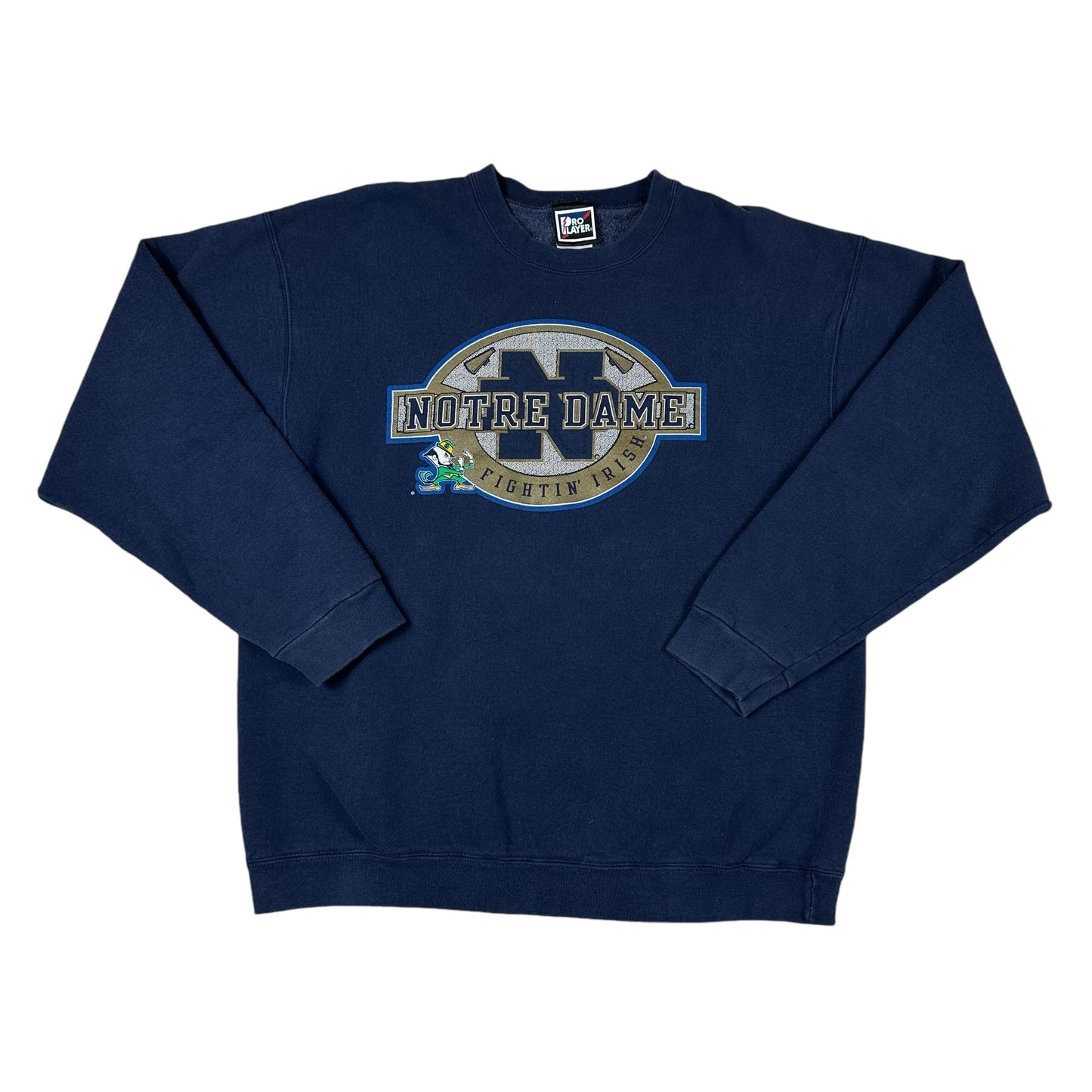 Vintage University of Notre Dame Sweatshirt Midwest Embroidery