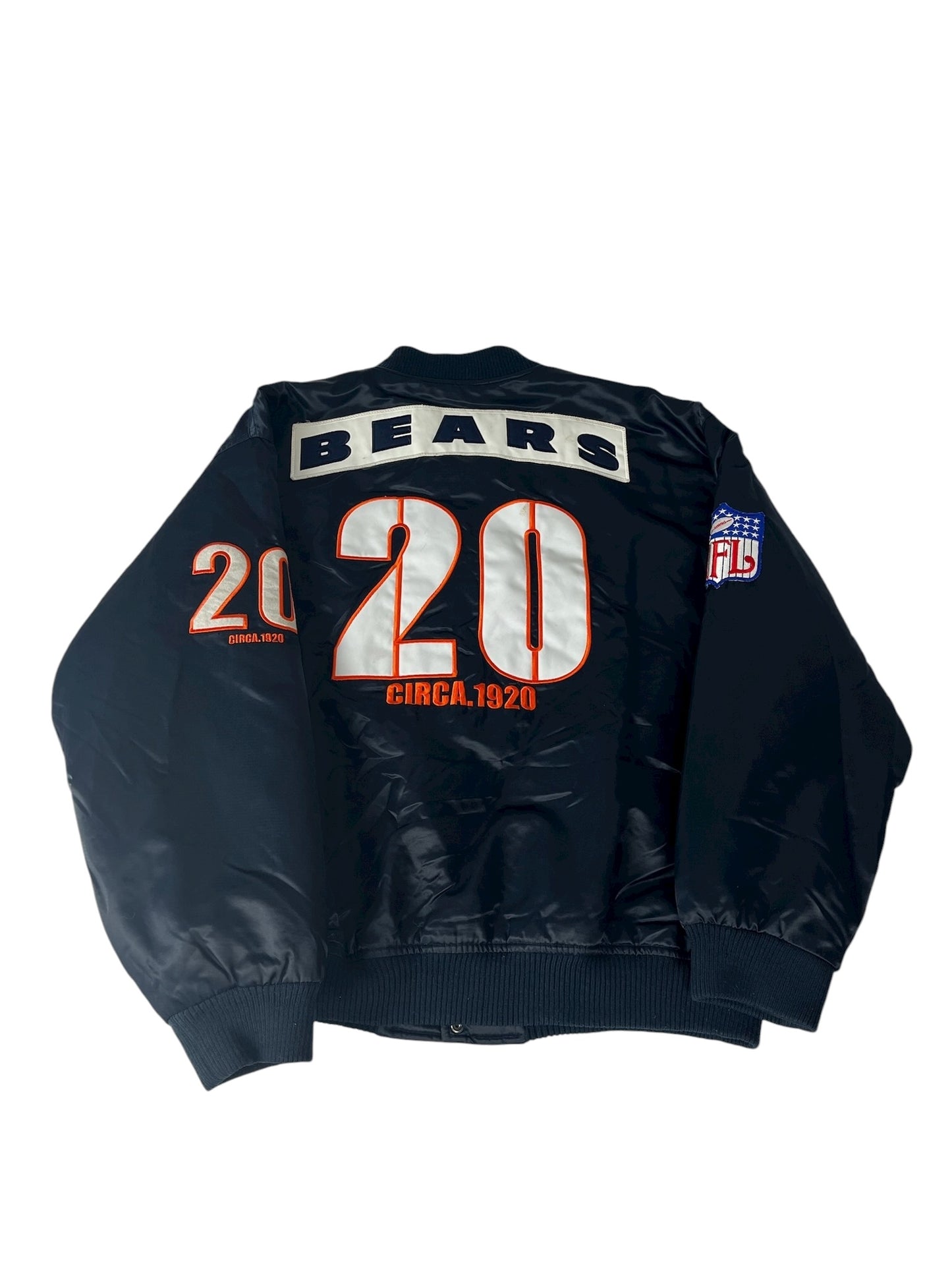 Vintage Chicago Bears Jacket NFL #20 Originals Satin Bomber