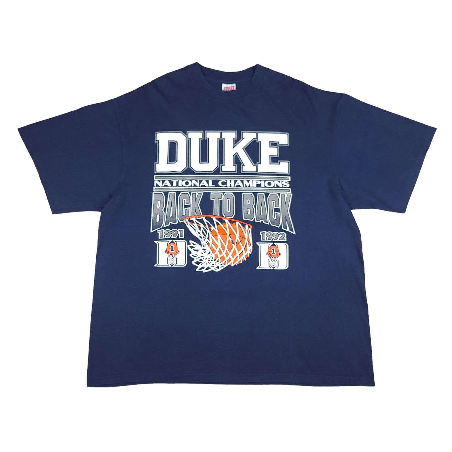 Vintage Duke University 1992 Basketball Champions Tee