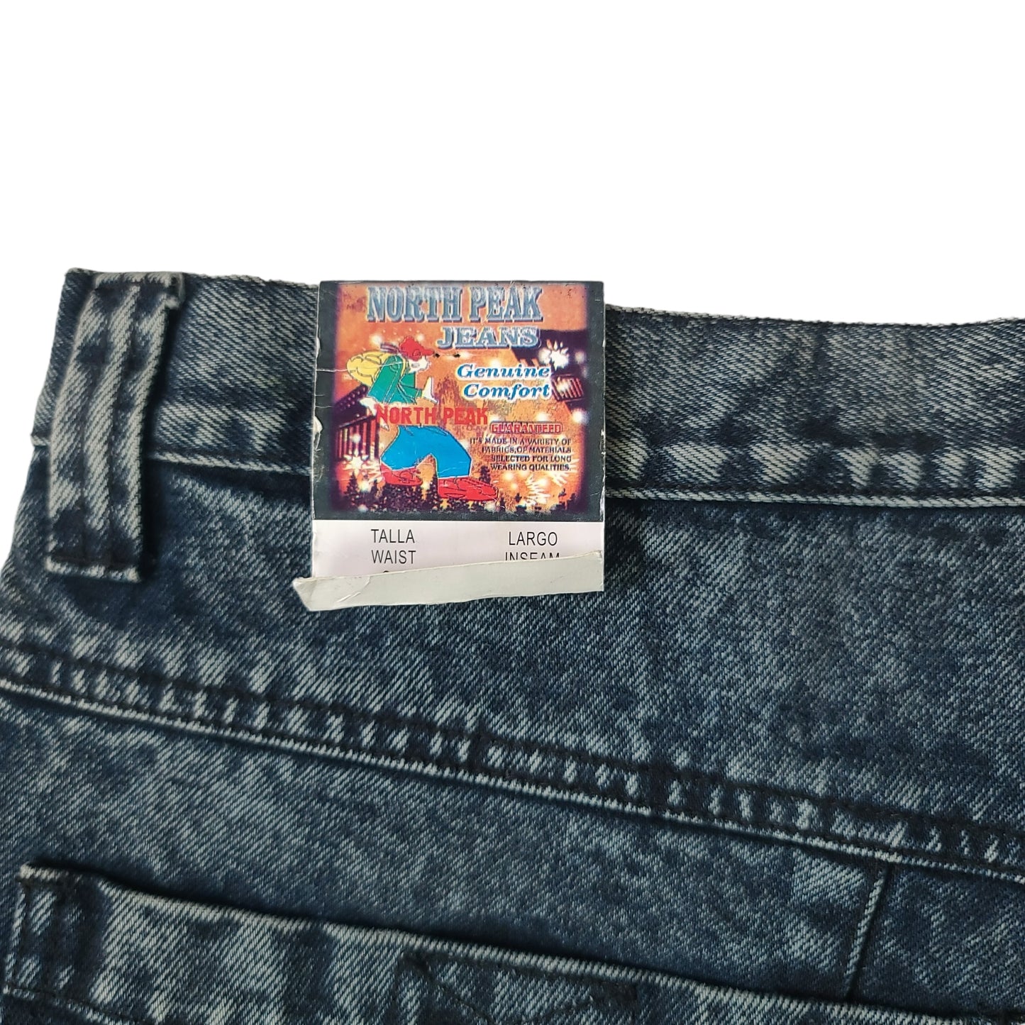 Vintage Y2K North Peak Blue Rivet Pocket Denim Pants