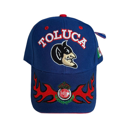 Vintage Deportivo Toluca F.C. Royal Blue Hat