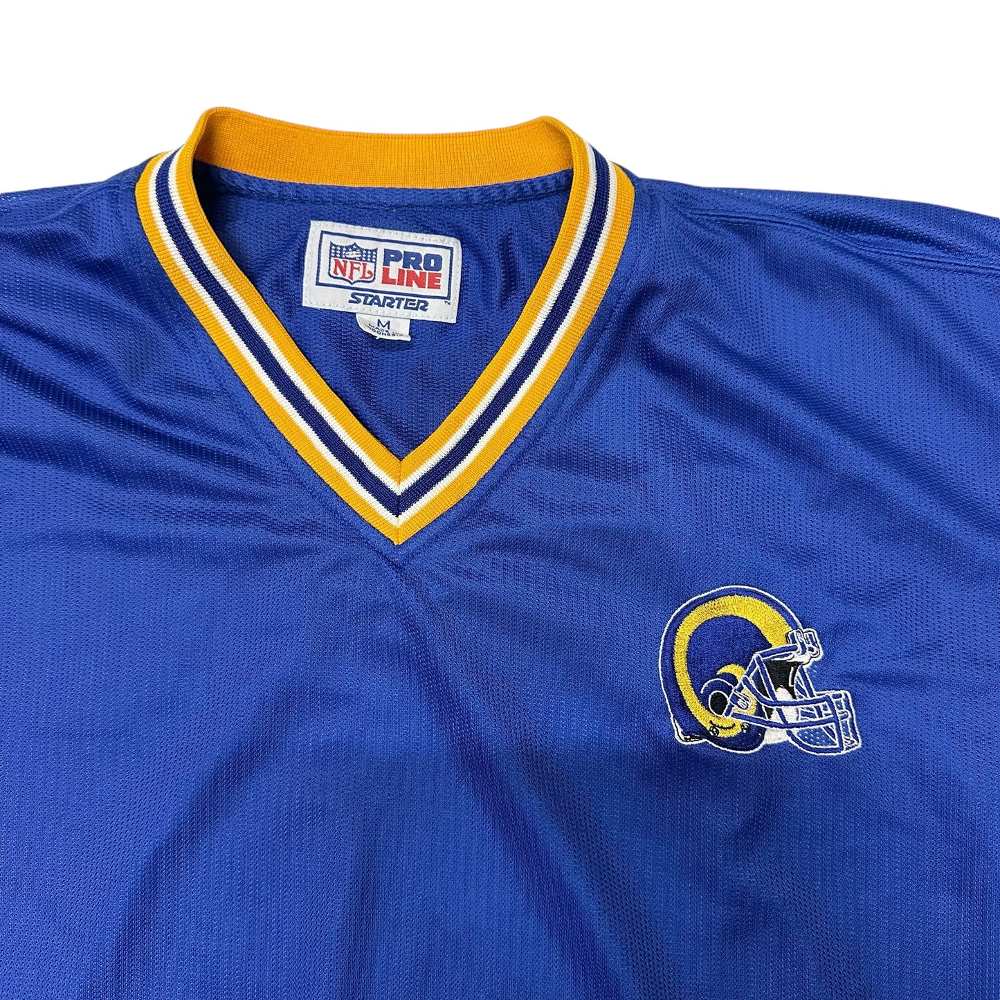 Vintage Los Angeles Rams Sweatshirt Starter Mesh V-neck