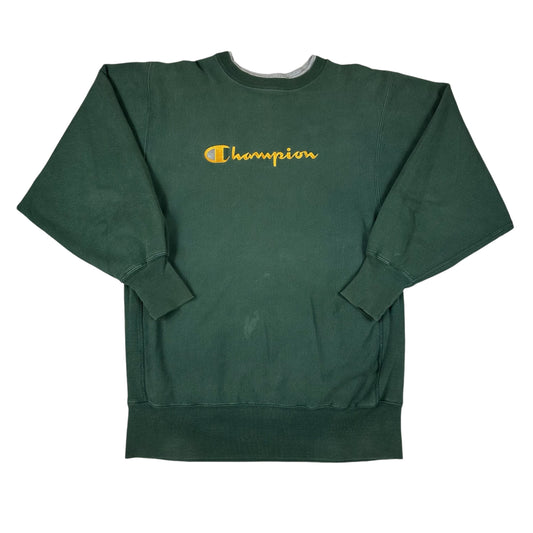 Vintage Champion Sweatshirt Green Reverse Weave