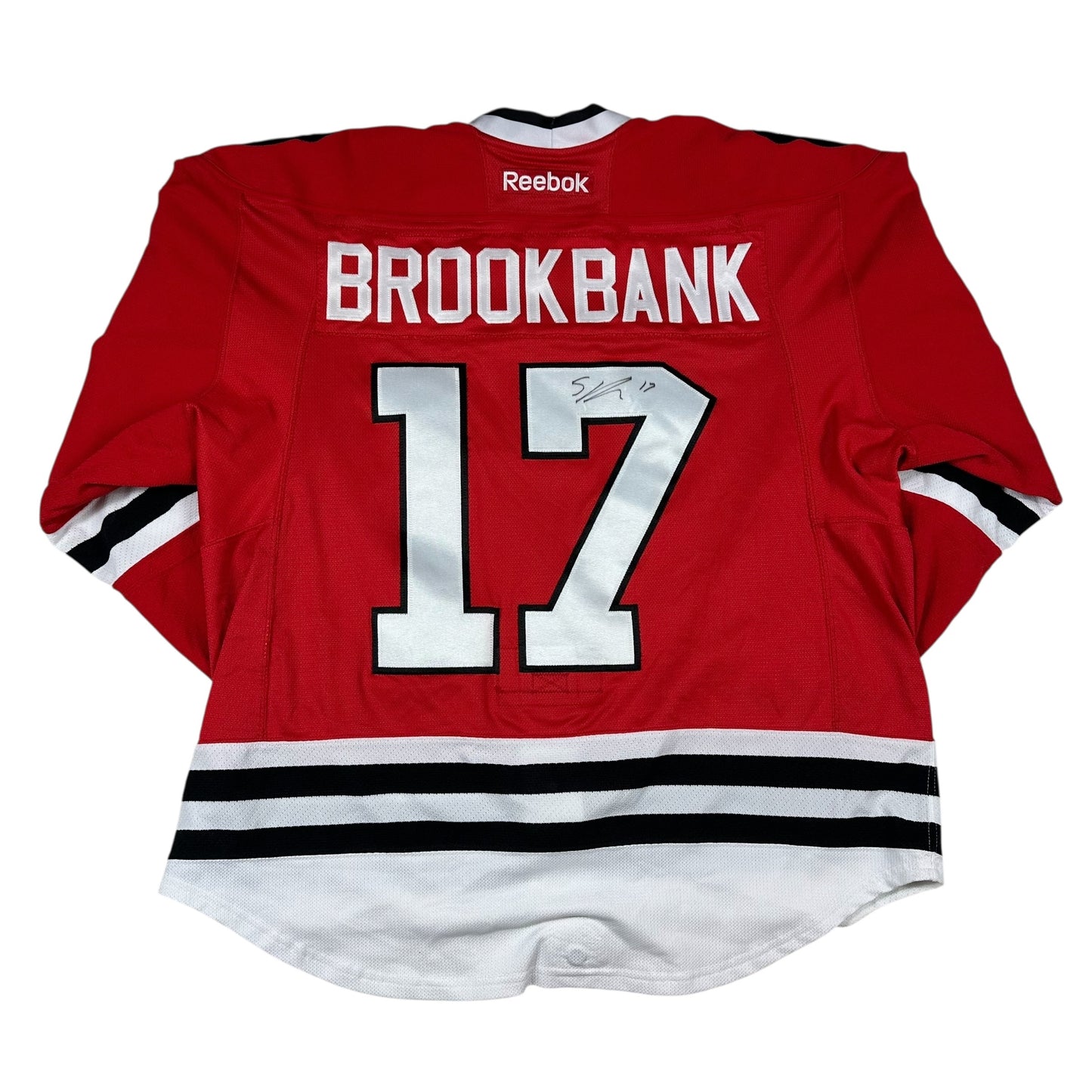 Blackhawks Jersey Brookbanks Game Issued Autographed