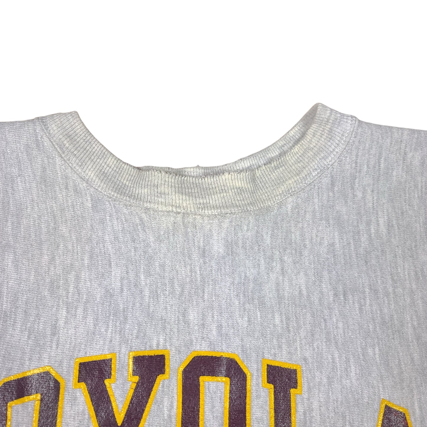 Vintage Loyola University Chicago Basketball Gray Sweatshirt