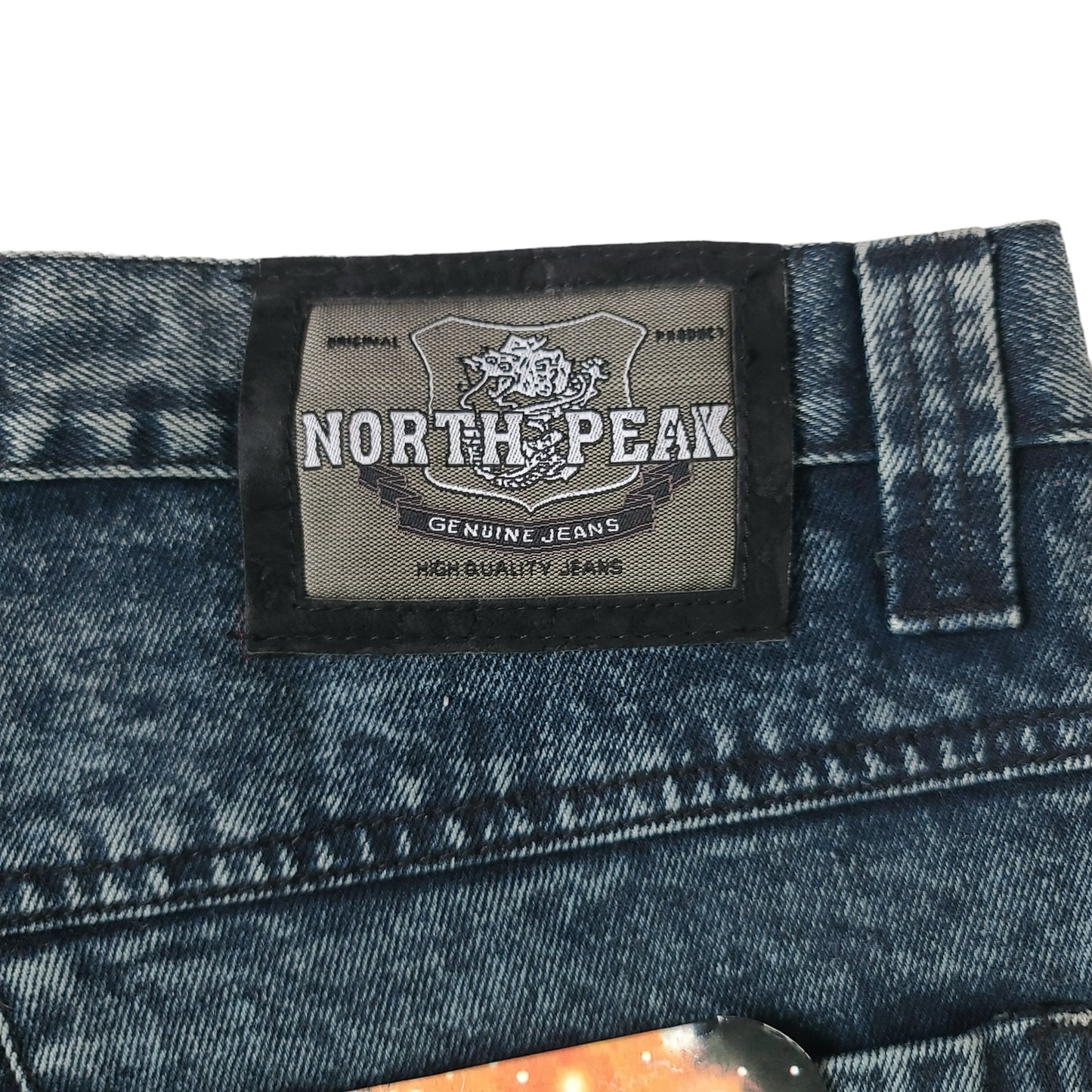 Vintage Y2K North Peak Blue Rivet Pocket Denim Pants