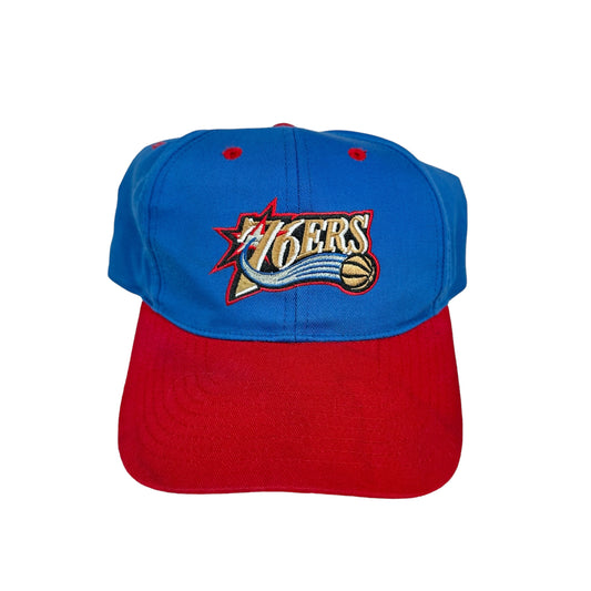 Vintage Philidelphia 76ers Blue NBA Snap Back Hat