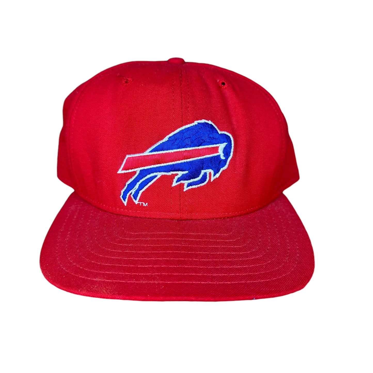 Vintage Buffalo Bills NFL Red New Era Snap Back Hat